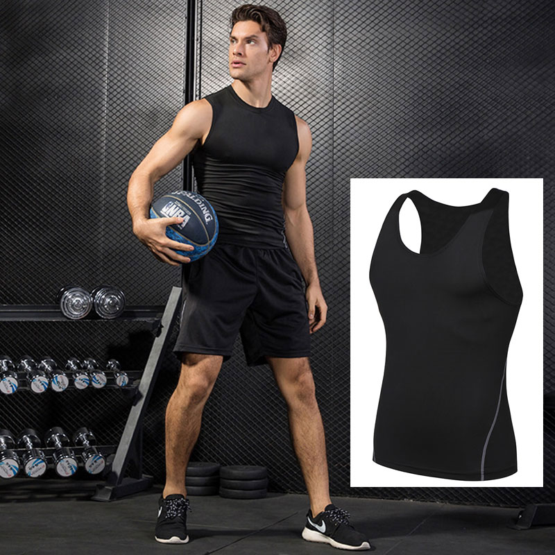 Men Running Vest Sports Fitness Compression T-Shirts Tank Top Fitness Workout Slimming Body Shaper Tights Sport Shirt Underwear
Men Running Vest Sports Fitness Compression T-Shirts Tank Top Fitness Workout Slimming Body Shaper Tights Sport Shirt Underwear
