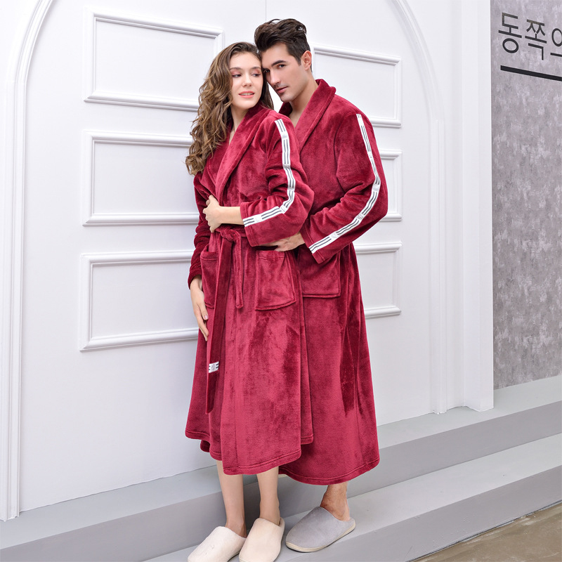 2020 Winter Flannel Robes Women Noble Couple Thick Warm Terry Sleepwear Long Bathrobe Plus Size Casual Robes Female Nightgown, Pink
2020 Winter Flannel Robes Women Noble Couple Thick Warm Terry Sleepwear Long Bathrobe Plus Size Casual Robes Female Nightgown, Pink