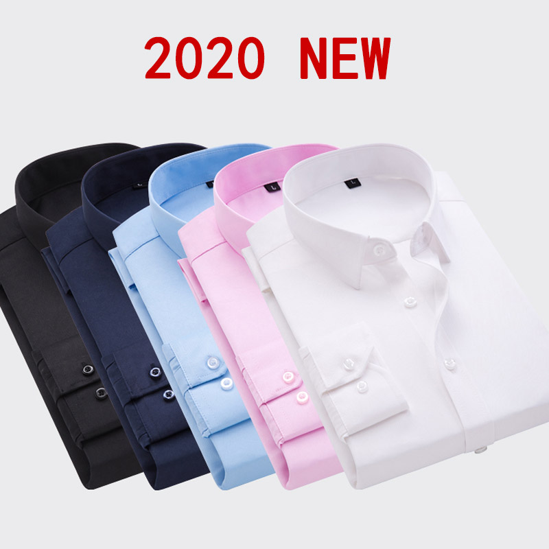 Fashion New 2020 Men Long Sleeve Shirts Male solid Classic-fit Comfort Soft Casual Button-Down Shirt Casual Male Shirt Tops 5X, Black
Fashion New 2020 Men Long Sleeve Shirts Male solid Classic-fit Comfort Soft Casual Button-Down Shirt Casual Male Shirt Tops 5X, Black
