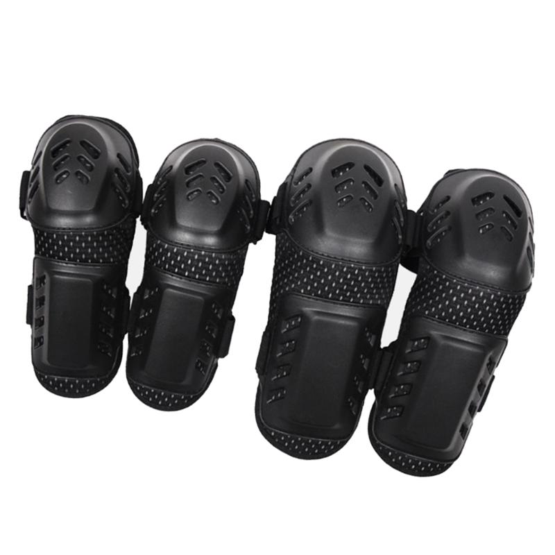 Full Set Motorcycle Body Protective Gear Elbow Knee Pad Armour Guard 1002B