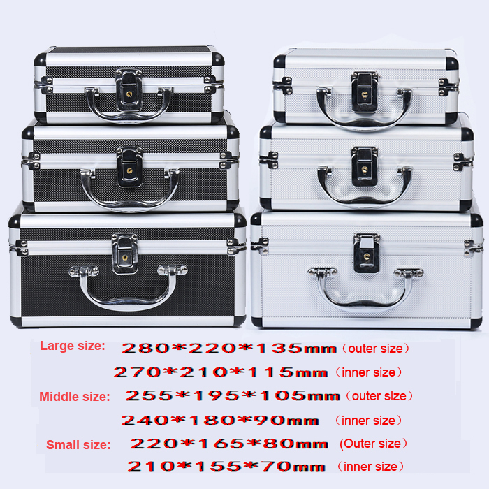 Toolbox Aluminium alloy Protective Safety Case Airtight Tool Box Instrument Case Lockable Box with Pre-cut foam
Toolbox Aluminium alloy Protective Safety Case Airtight Tool Box Instrument Case Lockable Box with Pre-cut foam