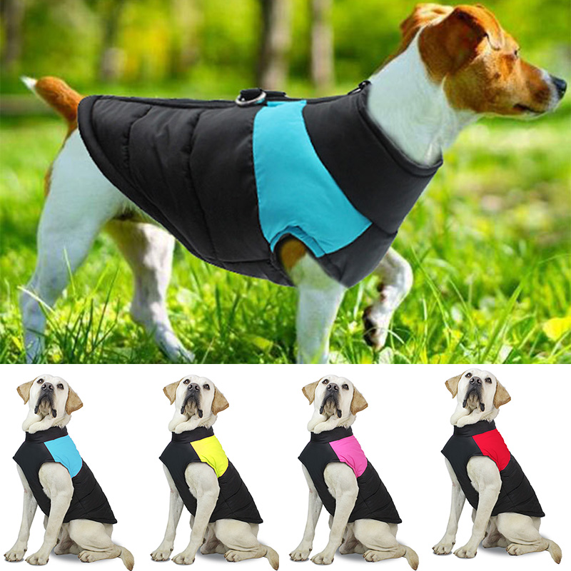 Autumn Winter Dog Warm Waistcoat Pet Dog Vests Coats with Leashes Rings Pet Dog Clothes pets supplies drop ship
Autumn Winter Dog Warm Waistcoat Pet Dog Vests Coats with Leashes Rings Pet Dog Clothes pets supplies drop ship