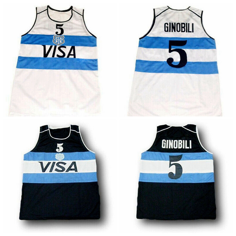 Manu Ginobili #5 Team Argentina Basketball Jersey Mens Stitched White Navy Jerseys Custom Made Any Name Number Size 2XS-6XL, Black;red
Manu Ginobili #5 Team Argentina Basketball Jersey Mens Stitched White Navy Jerseys Custom Made Any Name Number Size 2XS-6XL, Black;red