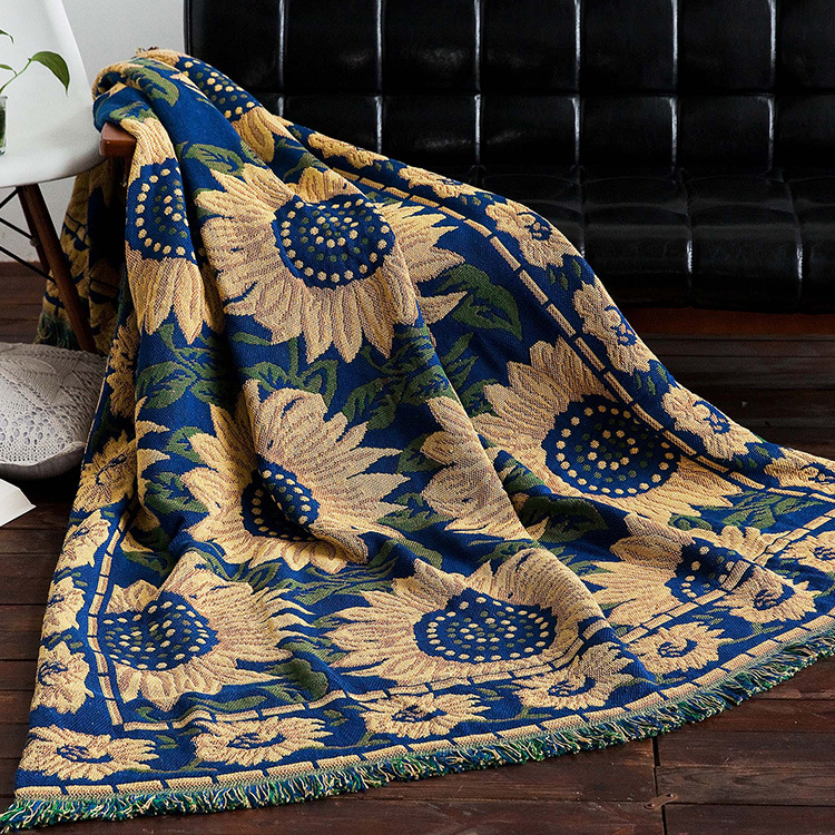 sunflower Knitted Throw Blanket Cotton Sofa Throw Blanket American sofa cushion country cloth art cover Home Textil
sunflower Knitted Throw Blanket Cotton Sofa Throw Blanket American sofa cushion country cloth art cover Home Textil