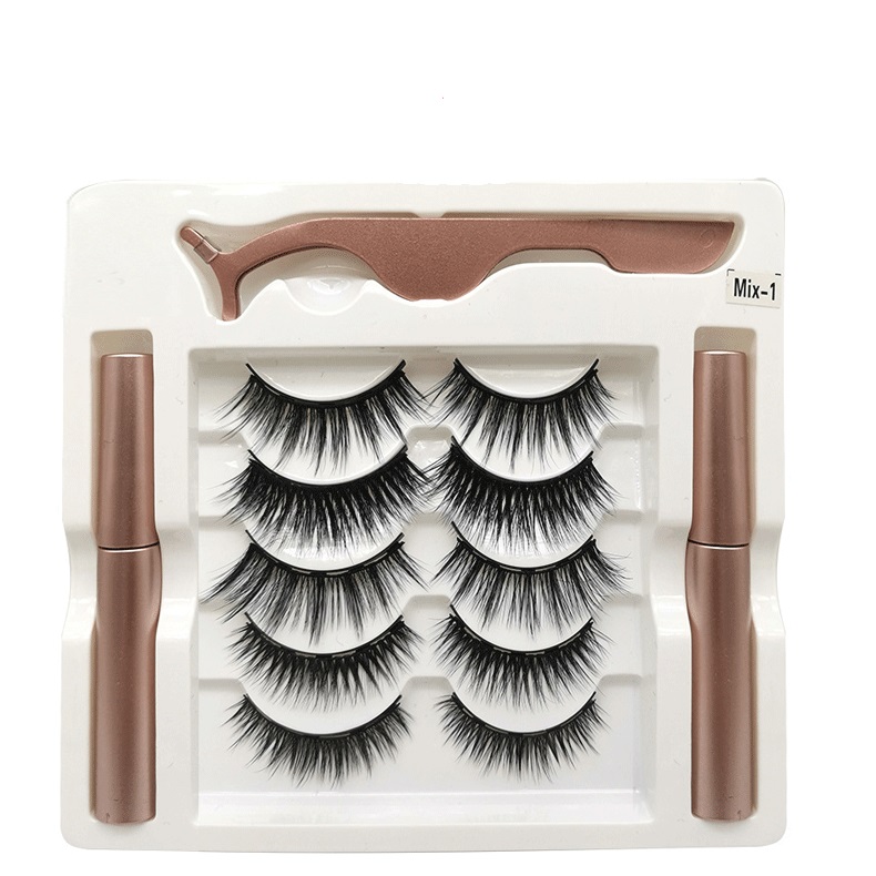 New 5 Pairs maquillaje False Eyelashes & Tweezer Set maquiagem natural lashes makeup faux cils double liquid eyelash eyeliner
New 5 Pairs maquillaje False Eyelashes & Tweezer Set maquiagem natural lashes makeup faux cils double liquid eyelash eyeliner