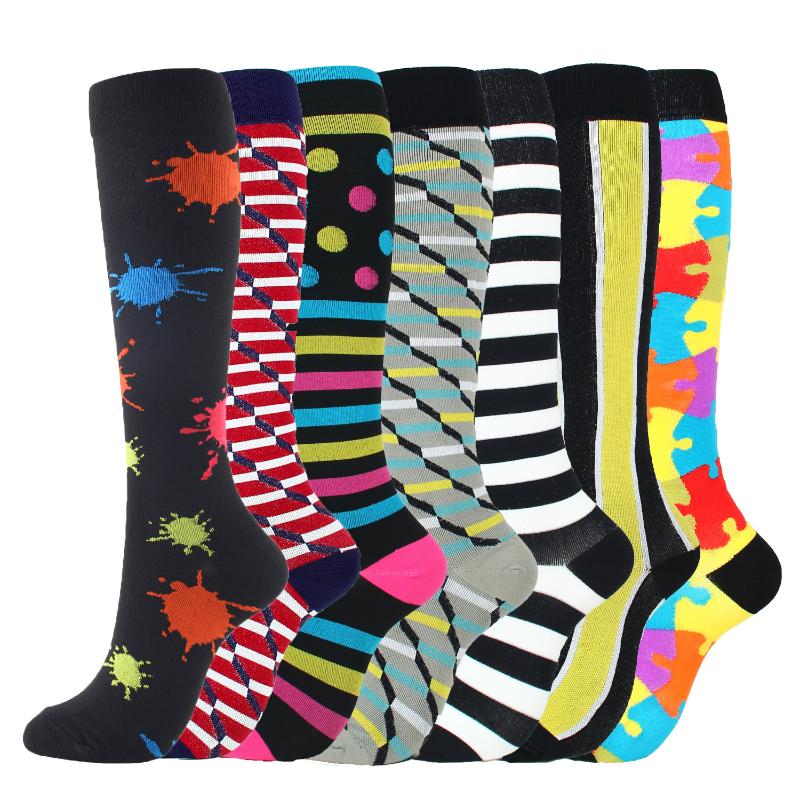 7 Pairs Men Women's Compression Socks Long Stockings Breathable Sport Socks Running Cycling Soccer Basketball Sokcs Colorful, 7 pair no.d
7 Pairs Men Women's Compression Socks Long Stockings Breathable Sport Socks Running Cycling Soccer Basketball Sokcs Colorful, 7 pair no.d