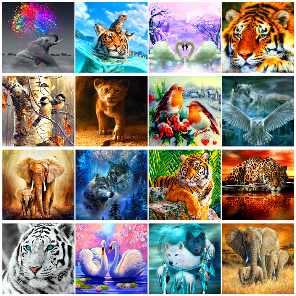 5D diamond painting full Round diamond DIY Home Decoration new animal world diamond embroidery kit
5D diamond painting full Round diamond DIY Home Decoration new animal world diamond embroidery kit