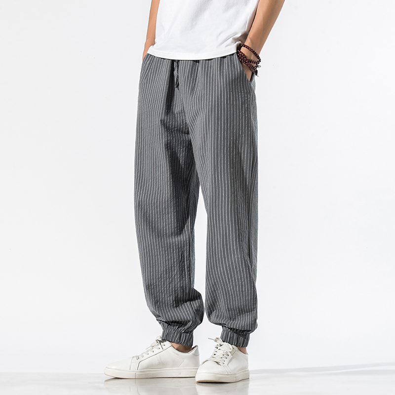 2020 Casual Men Pants Hip Hop Harem Streetwear Trousers Mens Fitness Cotton Linen Striped Joggers Pants Sweatpants Men, White
2020 Casual Men Pants Hip Hop Harem Streetwear Trousers Mens Fitness Cotton Linen Striped Joggers Pants Sweatpants Men, White