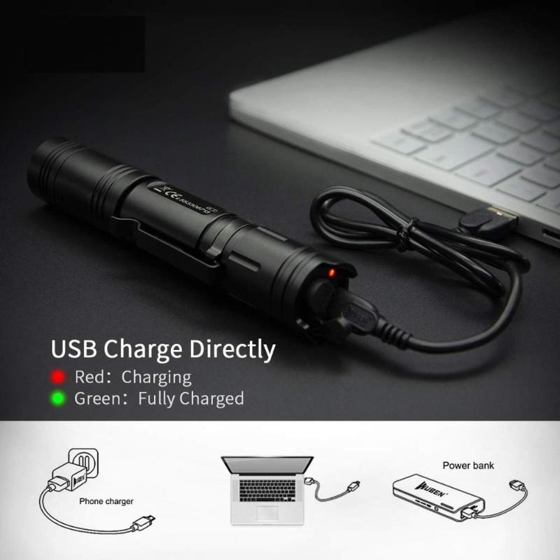 WUBEN L50 Led 1200 Lumen USB Rechargeable Tactical Torch 18650 Battery Lights Waterproof IP68 Portable Camp Lantern
WUBEN L50 Led 1200 Lumen USB Rechargeable Tactical Torch 18650 Battery Lights Waterproof IP68 Portable Camp Lantern