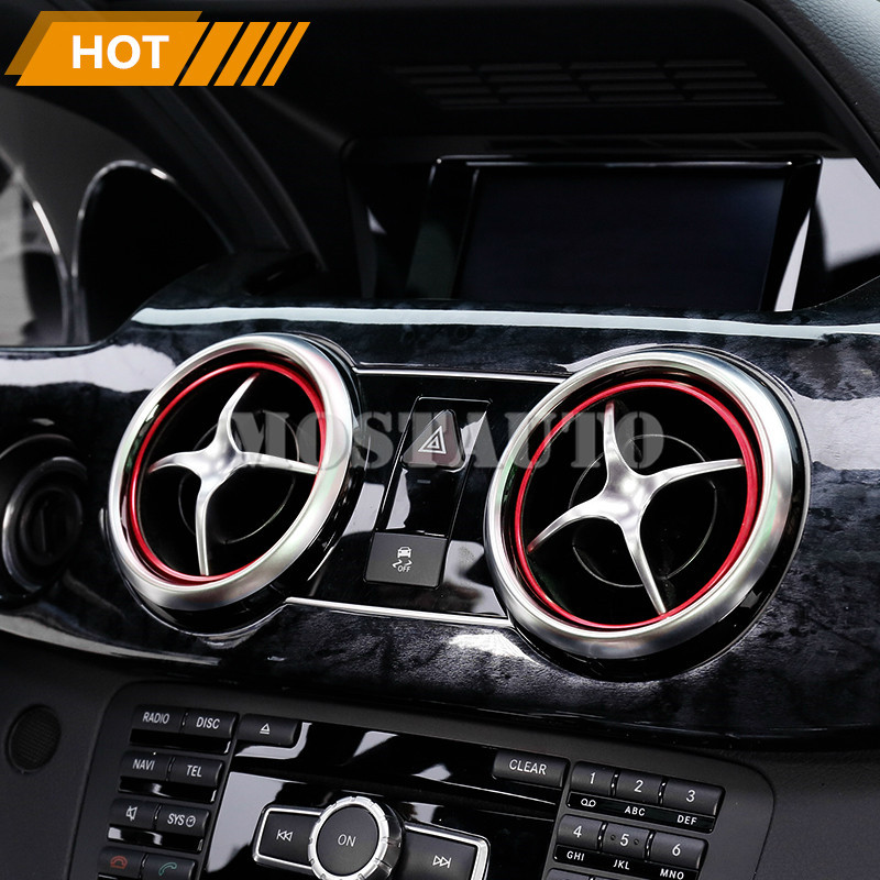 For Mercedes Benz GLK X204 Interior Console Air Vent Outlet Cover Ring 2013-2015 4pcs Red/Blue
For Mercedes Benz GLK X204 Interior Console Air Vent Outlet Cover Ring 2013-2015 4pcs Red/Blue