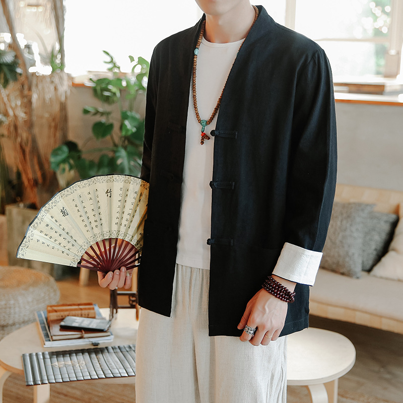 Mens Traditional Chinese Clothing Thin Cotton Linen Tang Suit Men Solid Tai Chi Master Costume Male Tops Jackets
Mens Traditional Chinese Clothing Thin Cotton Linen Tang Suit Men Solid Tai Chi Master Costume Male Tops Jackets