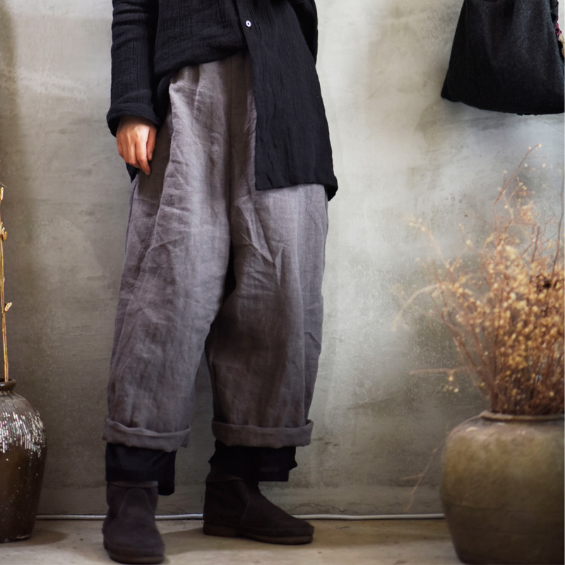 Women Vintage Spring Elastic Waist Wide Leg Flax Pants Ladies Retro Patchwork Plus Size Wide Leg Trousers Linen Pants 2020, Black
Women Vintage Spring Elastic Waist Wide Leg Flax Pants Ladies Retro Patchwork Plus Size Wide Leg Trousers Linen Pants 2020, Black