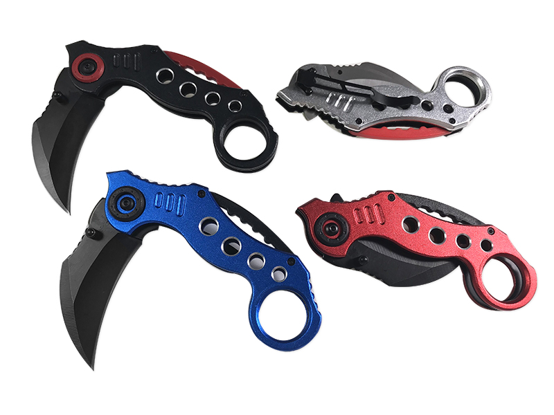 OEM Aluminum handle karambit knife Kershaw outdoor camping Folding Knife pocket knives EDC tool for hiking tactical hand tool Camping Tool
OEM Aluminum handle karambit knife Kershaw outdoor camping Folding Knife pocket knives EDC tool for hiking tactical hand tool Camping Tool