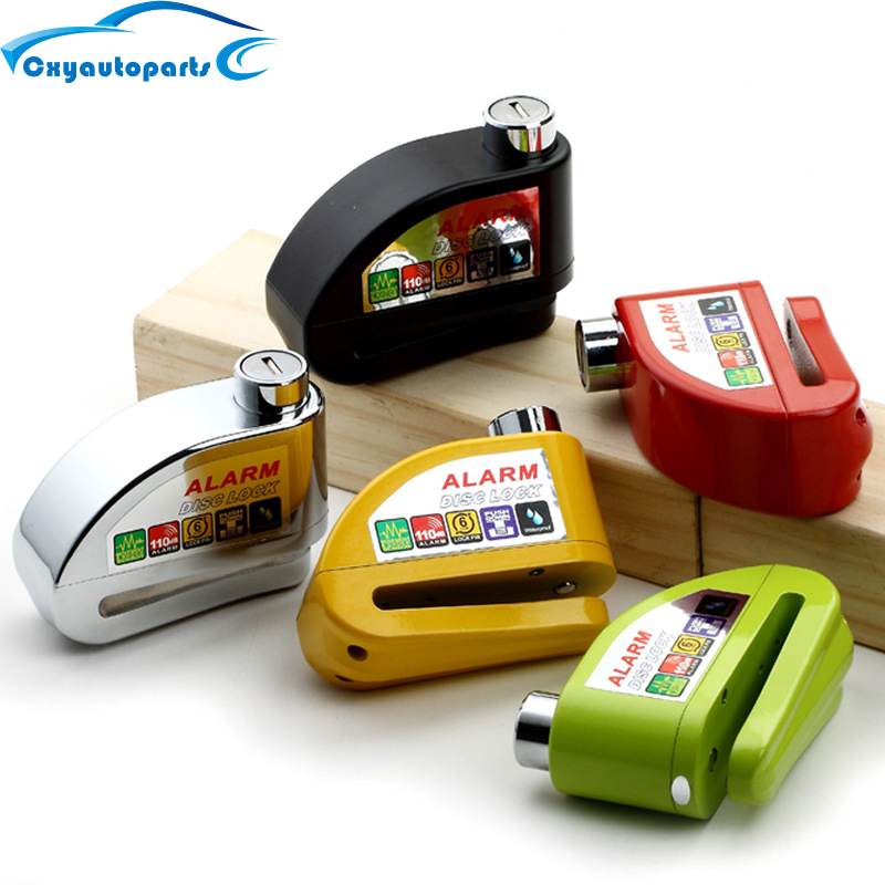 waterproof motorcycle alarm lock bike lock security anti-theft moto disc brake +bag+Reminder rope 
waterproof motorcycle alarm lock bike lock security anti-theft moto disc brake +bag+Reminder rope