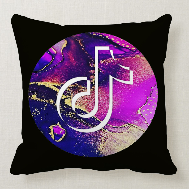 Pillow Cover Tik-Tok Home Decor Pillowcase Square Size 18Inch18Inch Cushion Case Throw Pillow Cover Case