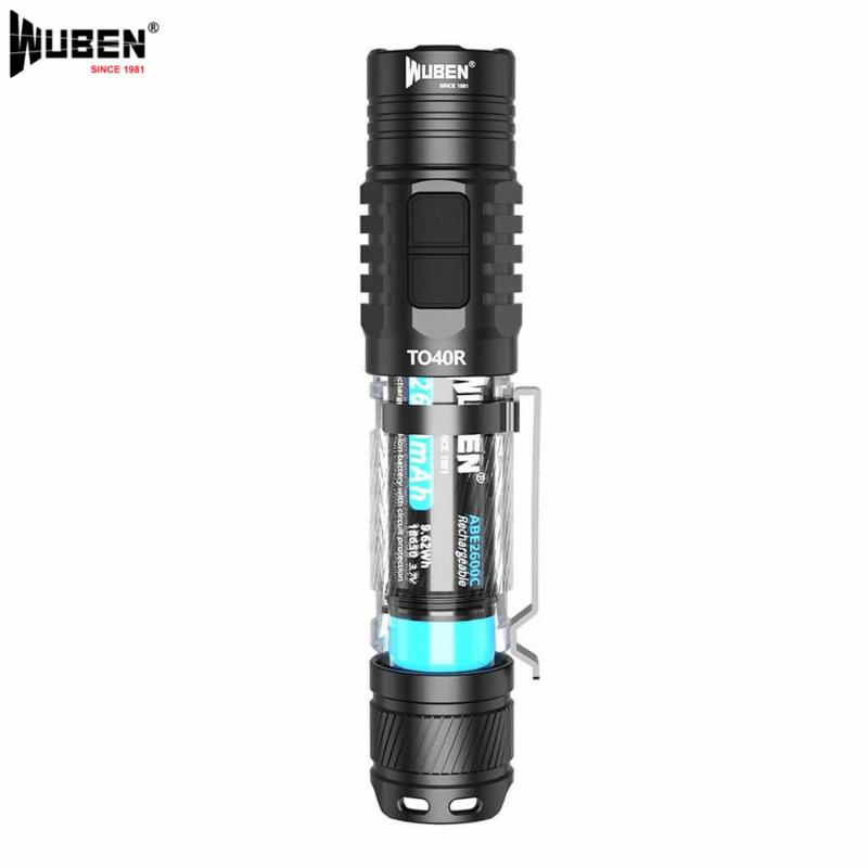 Wuben TO40R Micro USB Rechargeable 1200lm High Power Outdoor Flashlights Cree XPL 18650 Battery Torch Lantern for Searching
Wuben TO40R Micro USB Rechargeable 1200lm High Power Outdoor Flashlights Cree XPL 18650 Battery Torch Lantern for Searching