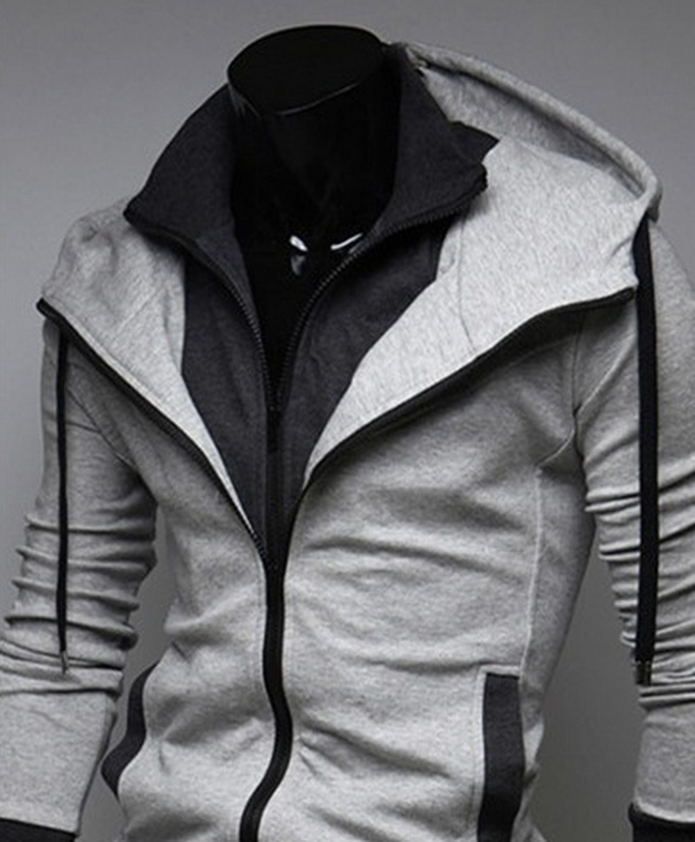 Zogaa 2019 Fashion Autumn Hooded Coat Men Casual Cardigan Sweater Jacket Plus Size S-3XL Zipper Street Mens Jackets and Coats CX200801