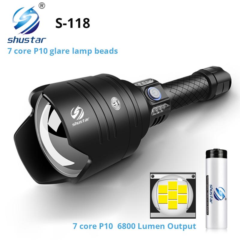 Super 7-Core P10 LED With oversized convex lens Glare Adventure Lighting With Power bank function By 18650 battery
Super 7-Core P10 LED With oversized convex lens Glare Adventure Lighting With Power bank function By 18650 battery