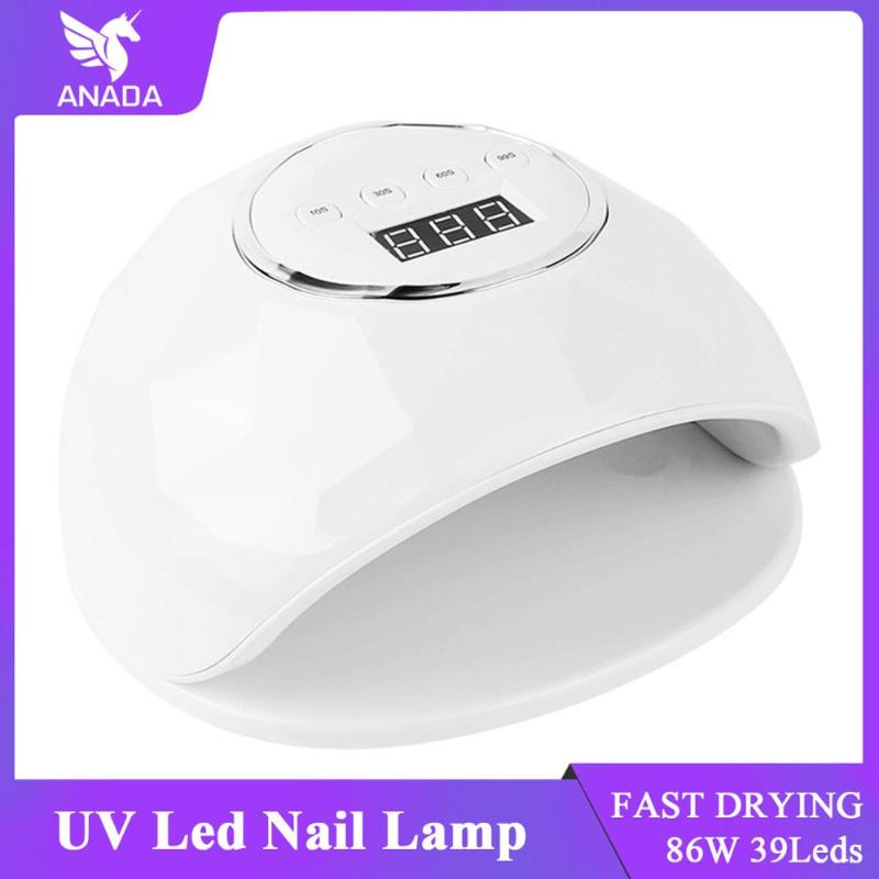 ANADA 86W Nail Dryer Machine UV Lamp For Curing UV Gel Nail Polish With Motion Sensing LCD Display LED Lamp For Manicure, Pink-nla011
ANADA 86W Nail Dryer Machine UV Lamp For Curing UV Gel Nail Polish With Motion Sensing LCD Display LED Lamp For Manicure, Pink-nla011