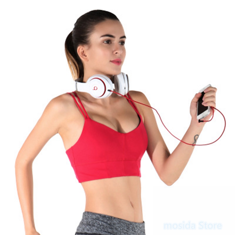 Explosion European and American fitness sports bra thin belt shockproof cross beautiful back running yoga underwear, Black
Explosion European and American fitness sports bra thin belt shockproof cross beautiful back running yoga underwear, Black