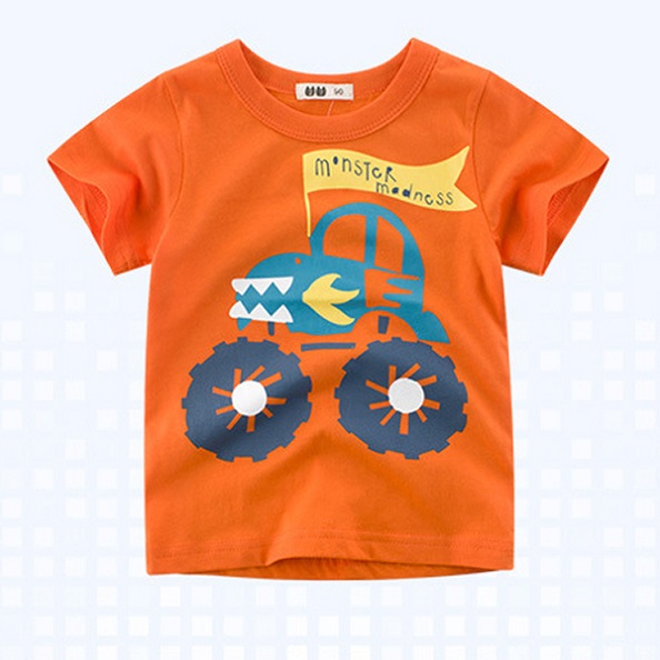 2020 Kids T-shirt for Boys T Shirt Car Cartoon Pattern Tops Child T-shirts for Girls Kids Boy Tshirt Kids Fashion Tees - view 5