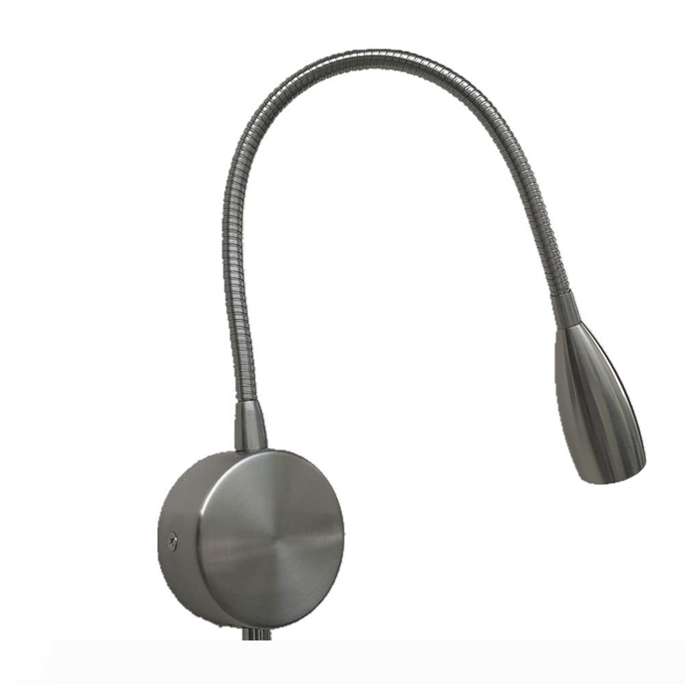 Topoch Wall Mounted LED Light 3W Hard-wired Brushed Nickel Finish Flexible Gooseneck ON OFF Switch Built-in Power Supply for Room Boat Car
Topoch Wall Mounted LED Light 3W Hard-wired Brushed Nickel Finish Flexible Gooseneck ON OFF Switch Built-in Power Supply for Room Boat Car