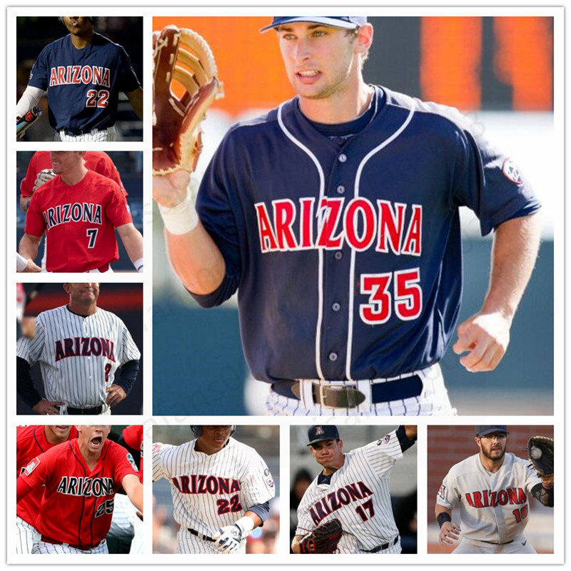 Custom NCAA Arizona Wildcats Baseball stitched men youth women Jersey Scott Kingery James Farris Johnny Field Alex Mejia, Black
Custom NCAA Arizona Wildcats Baseball stitched men youth women Jersey Scott Kingery James Farris Johnny Field Alex Mejia, Black