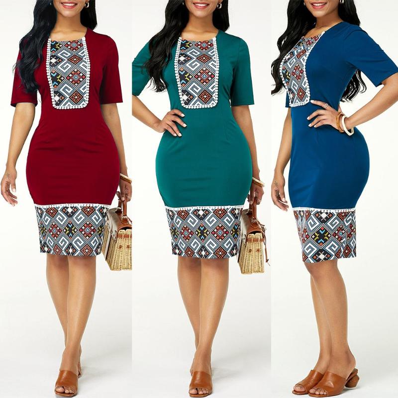 2020 Plus Size Summer Women Dress Name Ethnic Print Slim Bag Hip Dress Female Round Neck High Waist Casual, Green
2020 Plus Size Summer Women Dress Name Ethnic Print Slim Bag Hip Dress Female Round Neck High Waist Casual, Green