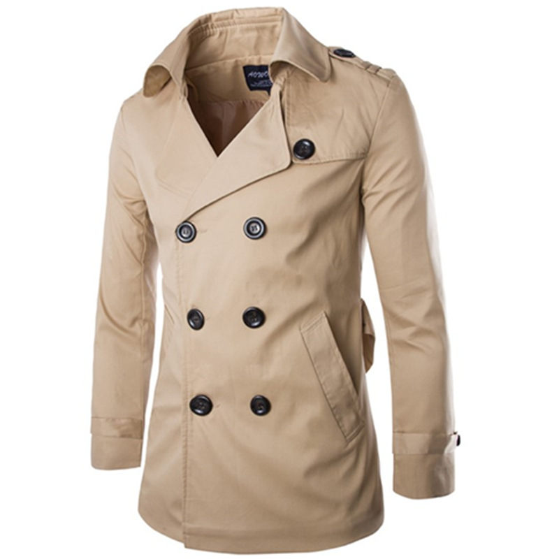 Large Size Vintage Men Trench Coat Slim Fit Khaki Casual Long Windbreaker Lange Jas Mannen Autumn Korean Mens Overcoat MM60NFY, Beige
Large Size Vintage Men Trench Coat Slim Fit Khaki Casual Long Windbreaker Lange Jas Mannen Autumn Korean Mens Overcoat MM60NFY, Beige