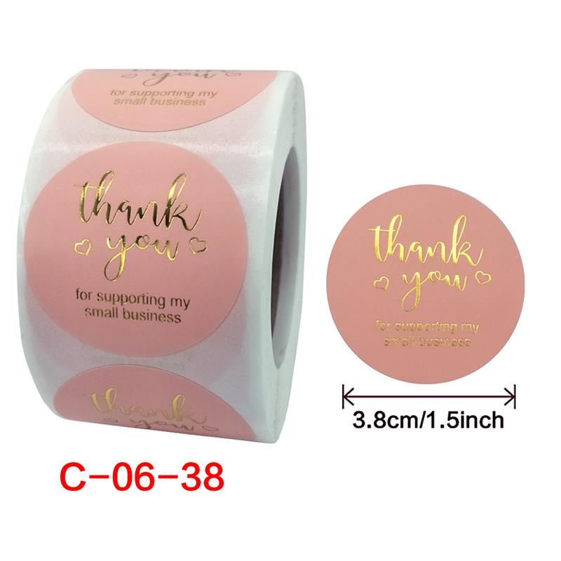 500pcs/Roll Nice GiftLabel Paper Thank You Sticker DIY Hand Account for Package Stationery Christmas Decoration
500pcs/Roll Nice GiftLabel Paper Thank You Sticker DIY Hand Account for Package Stationery Christmas Decoration