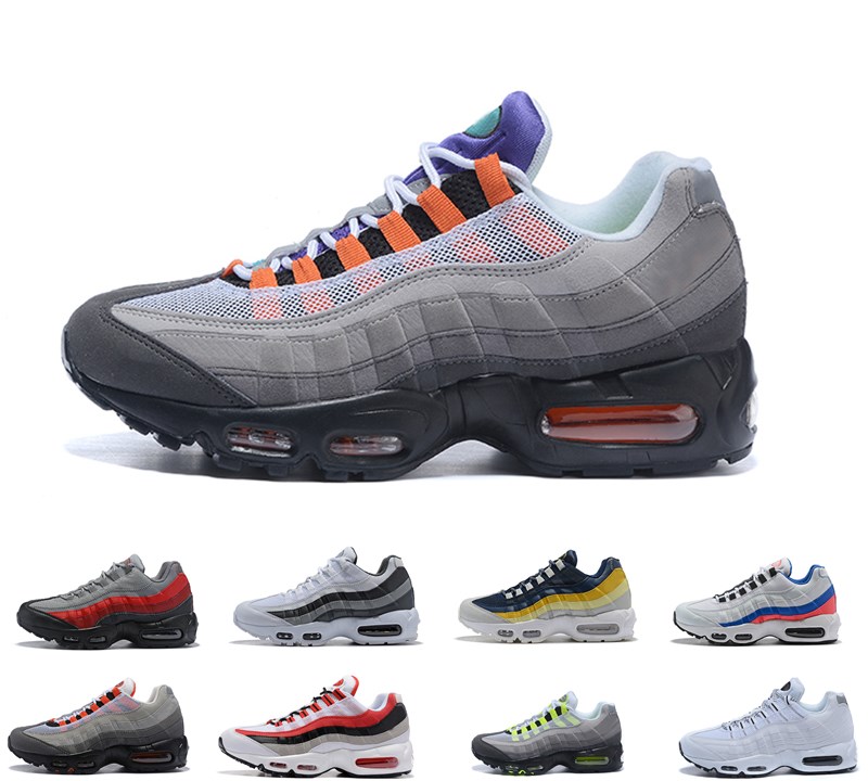2020 Men 95 OG Navy Outdoor shoes High Quality Chaussure 95s Walking shoe Triple black white Mens Running Shoes Cushion Sneakers Size 40-46, Color 8
2020 Men 95 OG Navy Outdoor shoes High Quality Chaussure 95s Walking shoe Triple black white Mens Running Shoes Cushion Sneakers Size 40-46, Color 8