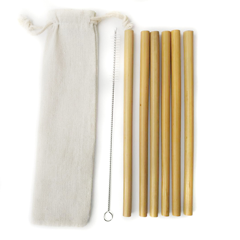 Eco-friendly 20cm Bamboo Drinking Straws Straight Reusable Drinking Straws with Cleaning Brushes & Pouch Kitchen Bar Tools
Eco-friendly 20cm Bamboo Drinking Straws Straight Reusable Drinking Straws with Cleaning Brushes & Pouch Kitchen Bar Tools