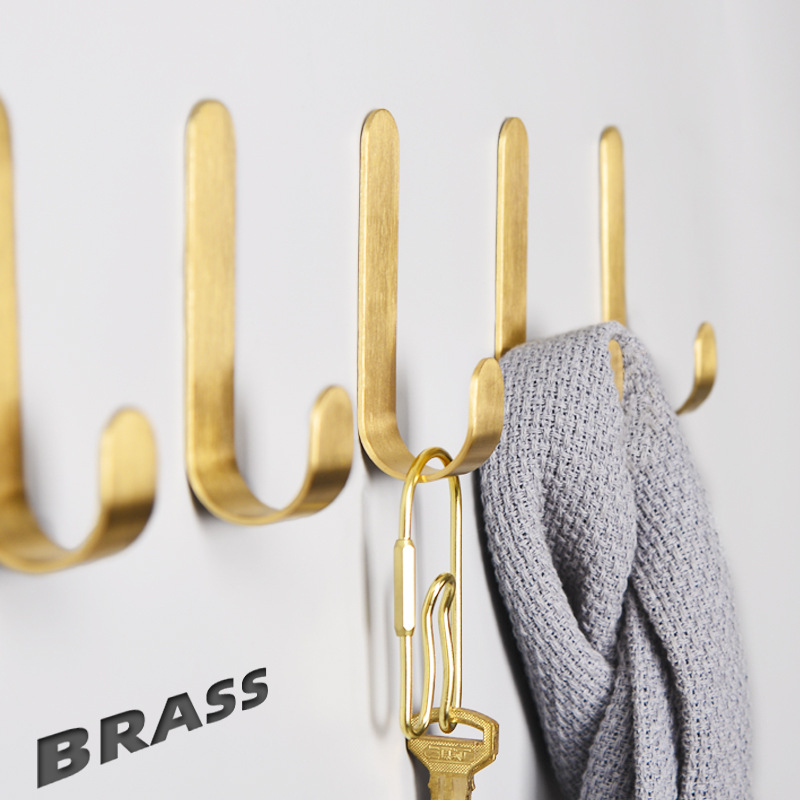 4pcs Nordic Minimalism Solid Brass Towel Hanging Hook Family Robe Hats Bag Hook Punch Free Coat Key Towel Hooks Brushed Gold
4pcs Nordic Minimalism Solid Brass Towel Hanging Hook Family Robe Hats Bag Hook Punch Free Coat Key Towel Hooks Brushed Gold