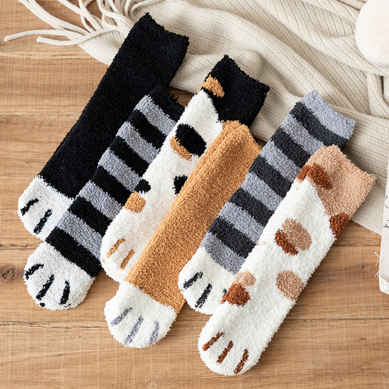 6 colors winter thicken warm Winter Warm Cat Socks For Women Sleeping Socks Home Floor Thick Fashion Kawaii 
6 colors winter thicken warm Winter Warm Cat Socks For Women Sleeping Socks Home Floor Thick Fashion Kawaii