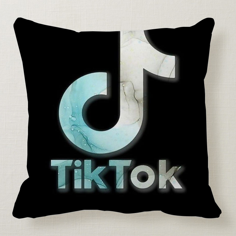 Pillow Cover Tik-Tok Home Decor Pillowcase Square Size 18Inch18Inch Cushion Case Throw Pillow Cover Case