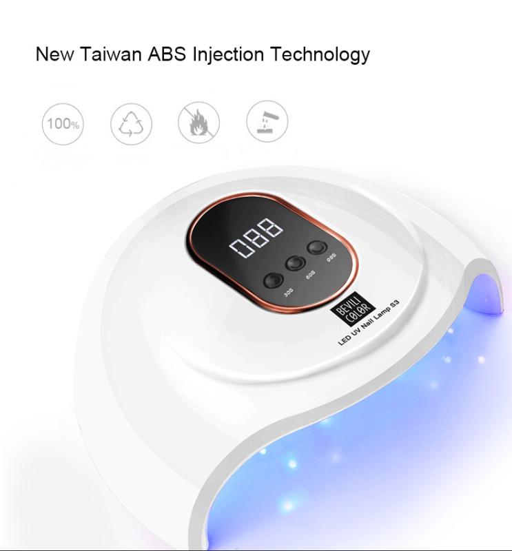 180W Uv Lamp Auto Induction Nail Lamp Portable Phototherapy Nail Extension Gel Dryer Light Art Gel, Black
180W Uv Lamp Auto Induction Nail Lamp Portable Phototherapy Nail Extension Gel Dryer Light Art Gel, Black