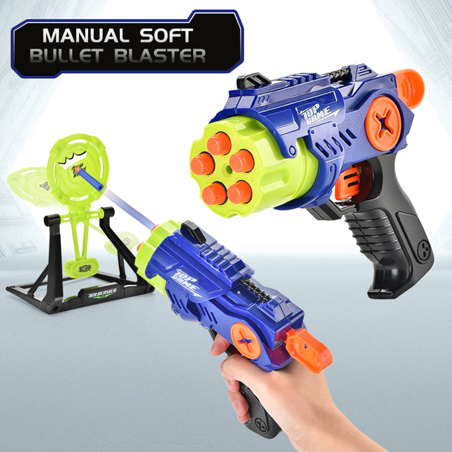 Toy gun Revolver soft bullet gun children shooting toys safe shooting suitable for kid recreation 03
Toy gun Revolver soft bullet gun children shooting toys safe shooting suitable for kid recreation 03