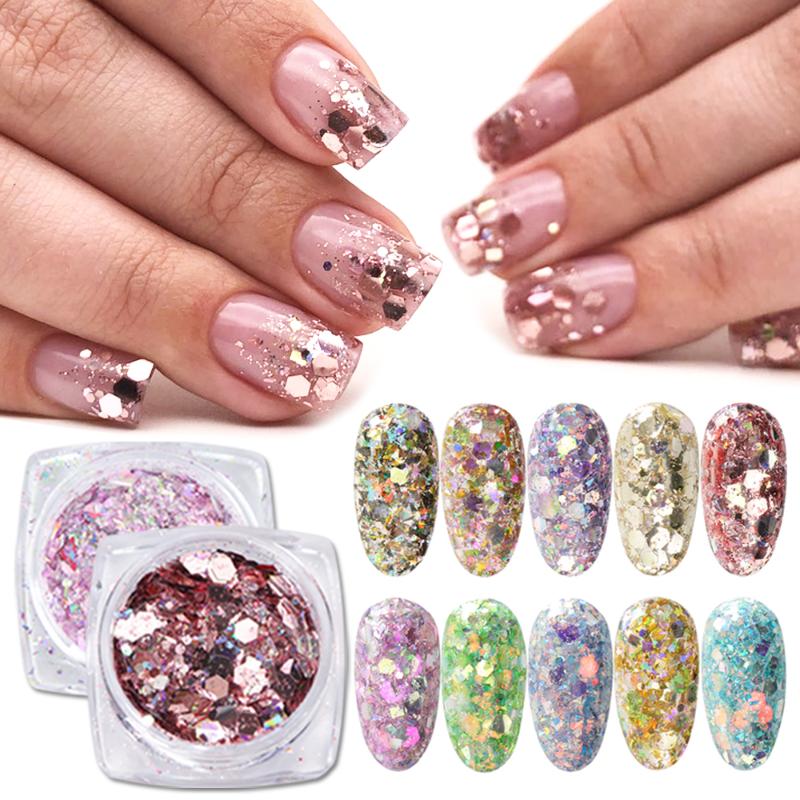Holographic Mirror Glitter Nail Sequins Paillette Mermaid Sparkly 3D Spangles Polish Manicure Nails Art Decor Flakes NFDJ01-12
Holographic Mirror Glitter Nail Sequins Paillette Mermaid Sparkly 3D Spangles Polish Manicure Nails Art Decor Flakes NFDJ01-12