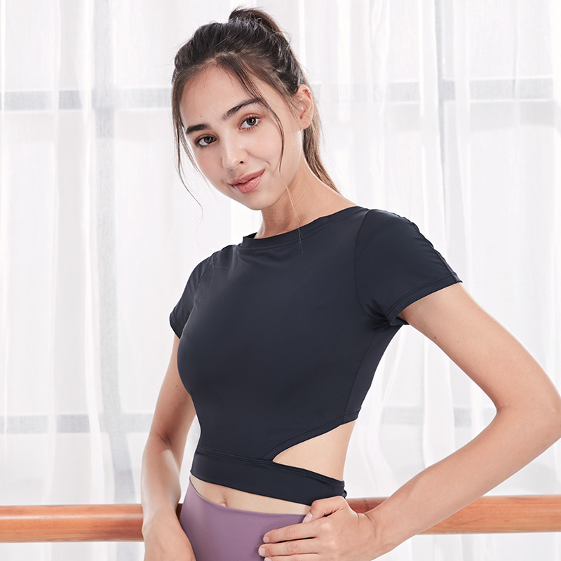 Vansydical Women' Running T-Shirts Quick Dry Yoga Coppped Shirt Sexy Hollow Summer Sports Tops for Training Jogging, Fbf20096
Vansydical Women' Running T-Shirts Quick Dry Yoga Coppped Shirt Sexy Hollow Summer Sports Tops for Training Jogging, Fbf20096