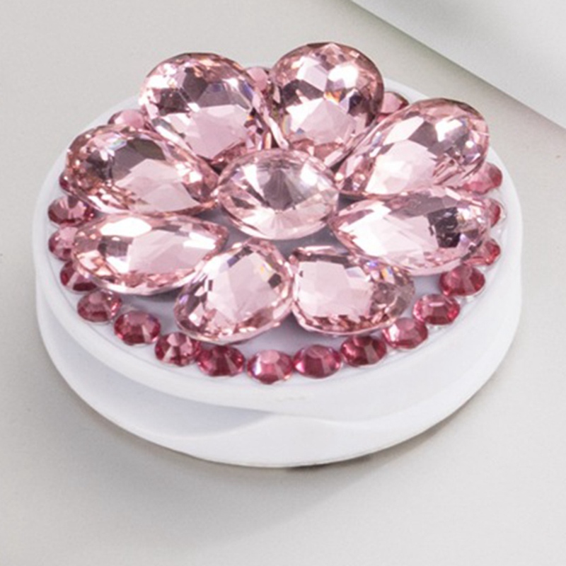 Phone Holder Phone Socket Fashion Crystal Bling Cellphone Holder Stand Finger Ring Bracket Extensible Mount foldable Phone stent