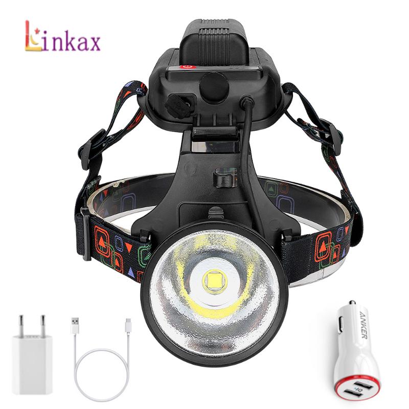 Super Bright LED Headlight P70 USB Rechargeable LED Headlamp 4 Modes Lighting Waterproof Headlamp for Working/Camping