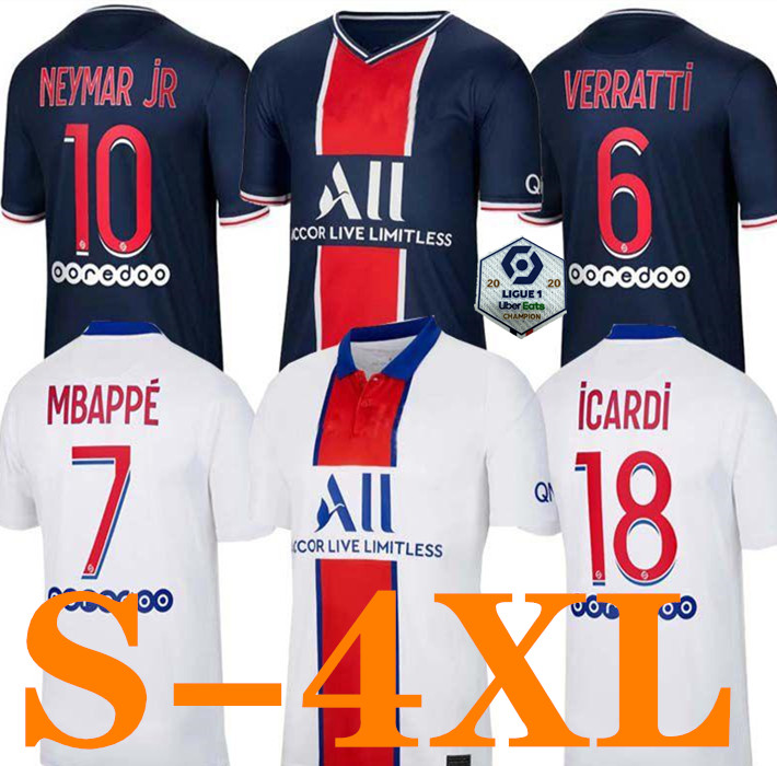 Maillots de football XXL 20 21 Paris soccer jersey XXXL 2020 2021 MBAPPE ICARDI XXXXL shirt men maillot de foot hommes enfants
Maillots de football XXL 20 21 Paris soccer jersey XXXL 2020 2021 MBAPPE ICARDI XXXXL shirt men maillot de foot hommes enfants