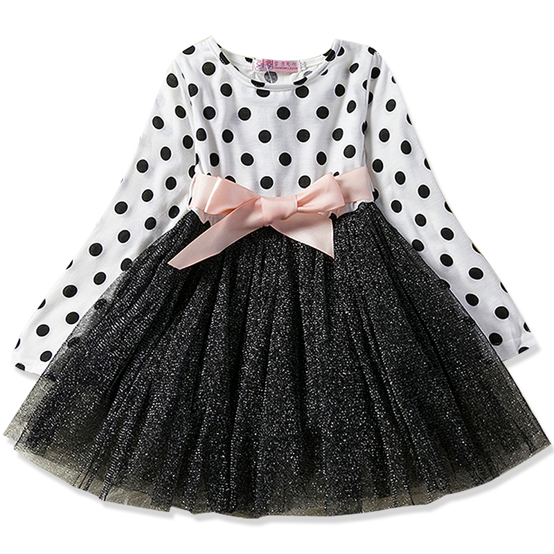 Baby Girl Dress Long Sleeve Toddler Girl Clothing For School Party And Wedding Kids Clothes Princess Floral Dresses 2-8Yrs, Dots black
Baby Girl Dress Long Sleeve Toddler Girl Clothing For School Party And Wedding Kids Clothes Princess Floral Dresses 2-8Yrs, Dots black