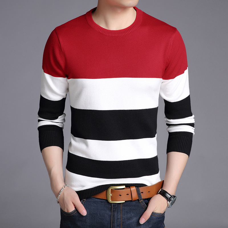 Men' Wool Pullover Autumn Winter Warm O-neck Patchwork Slim Fit Long Sleeve Clothes Knitted Cotton Casual Fashion Male Sweater, Gray
Men' Wool Pullover Autumn Winter Warm O-neck Patchwork Slim Fit Long Sleeve Clothes Knitted Cotton Casual Fashion Male Sweater, Gray