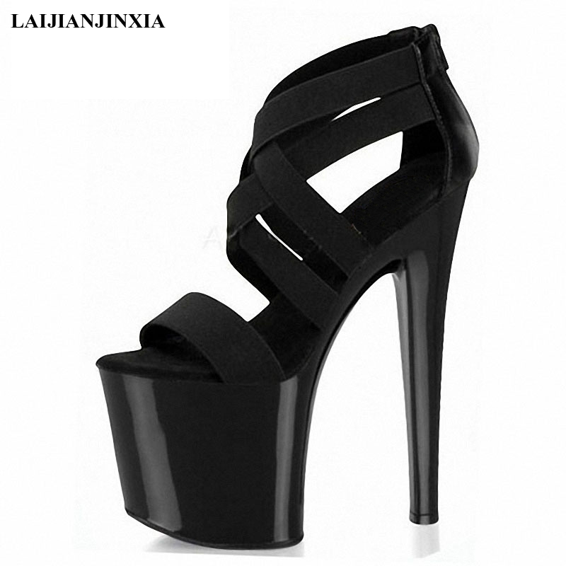LAIJIANJINXIA New Sexy Stiletto High Heels Open Toe Gladiator Sandals Womens Shoes 23cm High-Heeled Shoes Platform Dance, Black
LAIJIANJINXIA New Sexy Stiletto High Heels Open Toe Gladiator Sandals Womens Shoes 23cm High-Heeled Shoes Platform Dance, Black