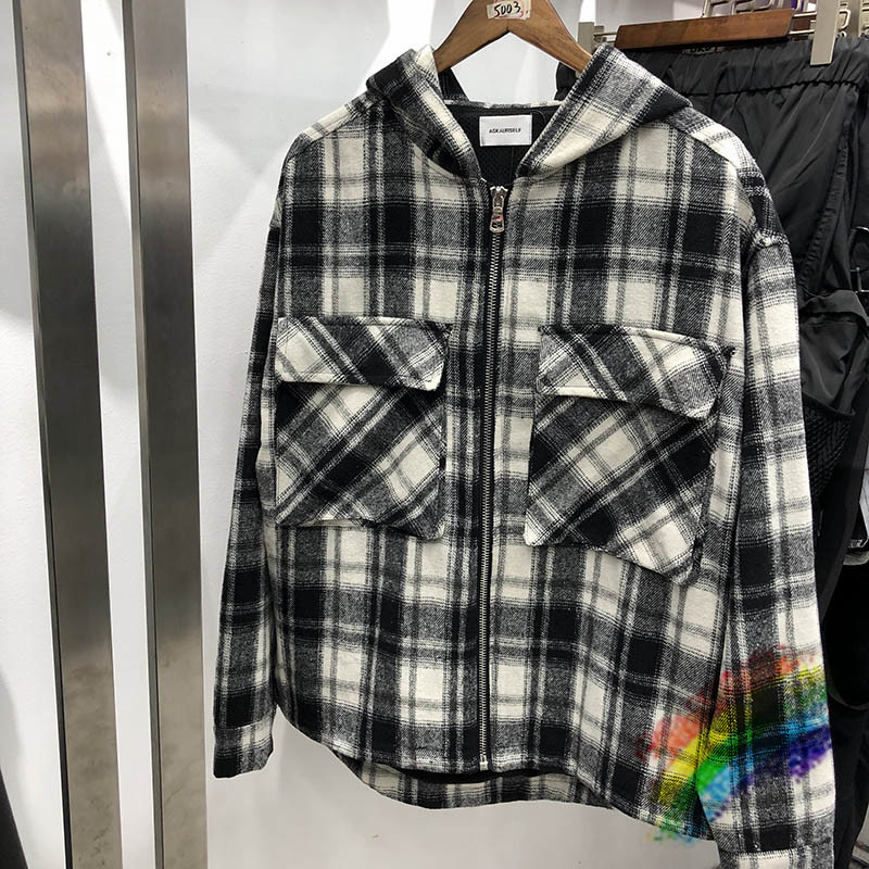 Striped Hoodie Hooded Men Women 1 Best Quality Zipper Pullover Sweatshirts