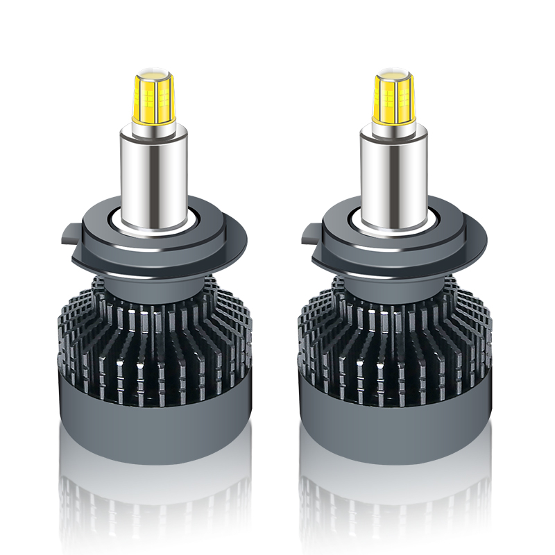New car LED headlights 360 degrees, 6 sides, super bright, 42W, 12000 lumen silent fan cooling H7 H11 9005 9006
New car LED headlights 360 degrees, 6 sides, super bright, 42W, 12000 lumen silent fan cooling H7 H11 9005 9006