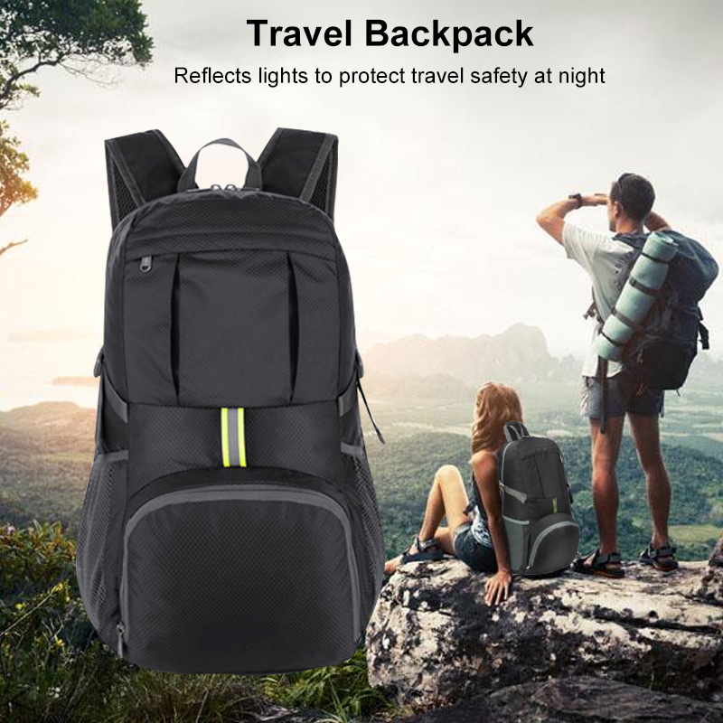 Lightweight Packable Backpack Foldable ultralight Outdoor Folding Handy Travel Daypack Bag nano daypack for men women, Black
Lightweight Packable Backpack Foldable ultralight Outdoor Folding Handy Travel Daypack Bag nano daypack for men women, Black
