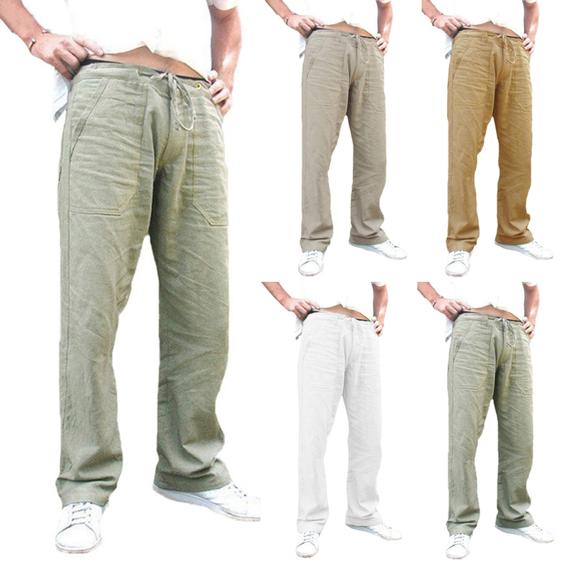 2020 Summer Mens Cotton Linen Trousers Summer Pants 5XL Casual Male Solid Elastic Waist Straight Loose Pants Plus Size, Black
2020 Summer Mens Cotton Linen Trousers Summer Pants 5XL Casual Male Solid Elastic Waist Straight Loose Pants Plus Size, Black