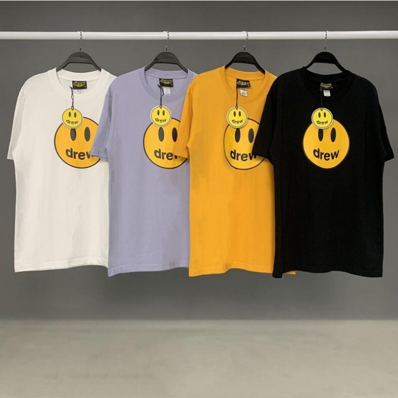 hot sale Drew House T-shirt Short Sleeve O-Neck Cotton Hip Hop Tee Men Women Smile Drew Tees Streetwear Tops, Black
hot sale Drew House T-shirt Short Sleeve O-Neck Cotton Hip Hop Tee Men Women Smile Drew Tees Streetwear Tops, Black